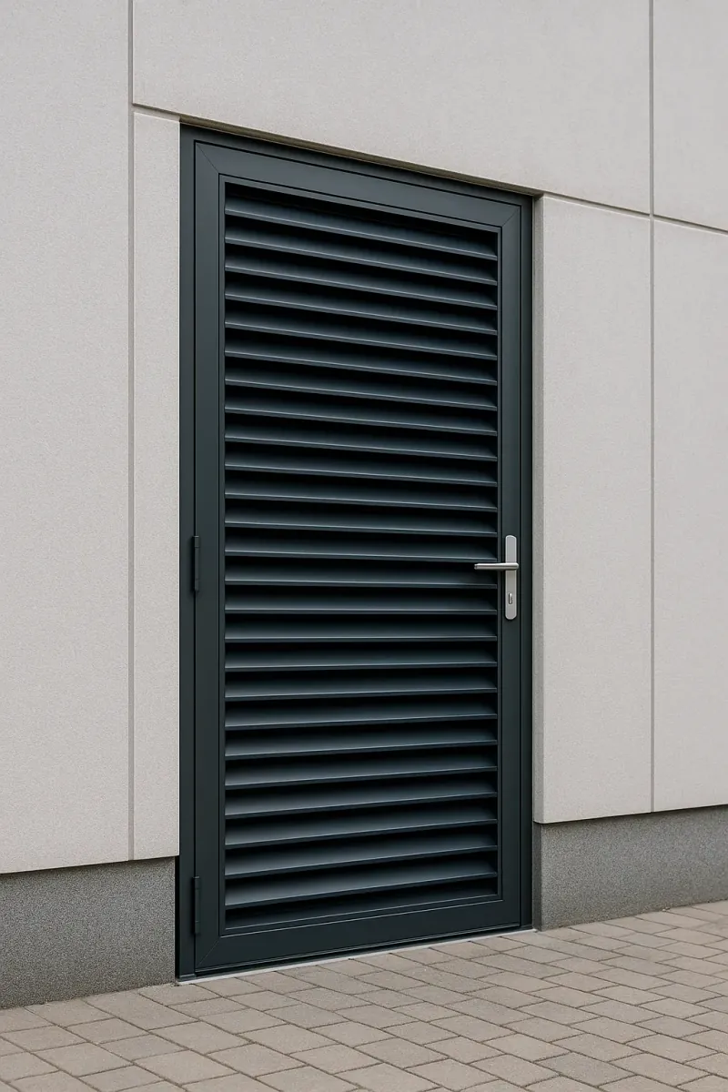 steel louvred doors - professional steel doors available in Bebington from UK manufacturers